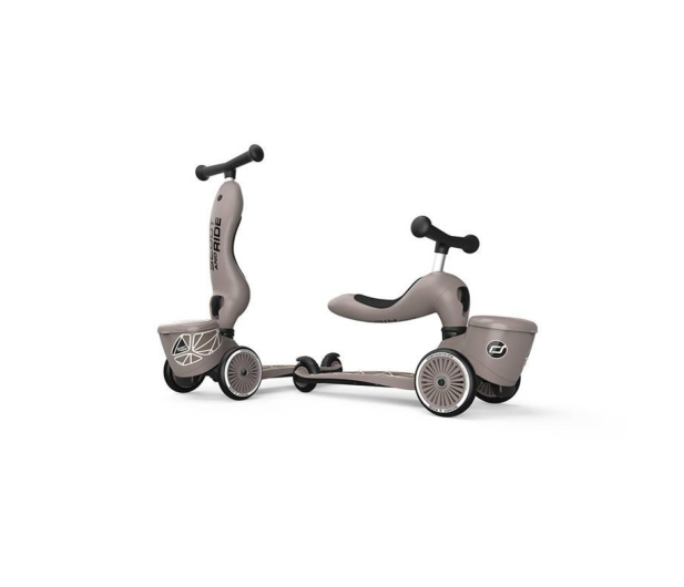 Scoot & Ride Highwaykick 1 Lifestyle Jeździk i hulajnoga 2w1 Brown Lines - 1109673 - zdjęcie 3